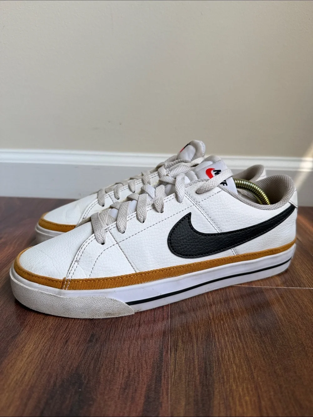 Nike Court Legacy Nature Low Sneakers Pebble Leather DH3161 Womens 8.5